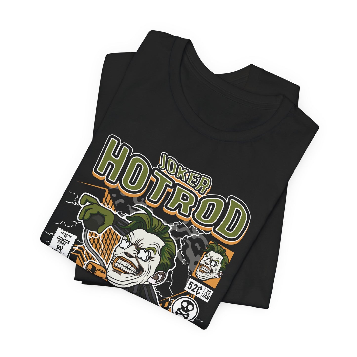 Joker Hotrod T shirt Design for Unisex