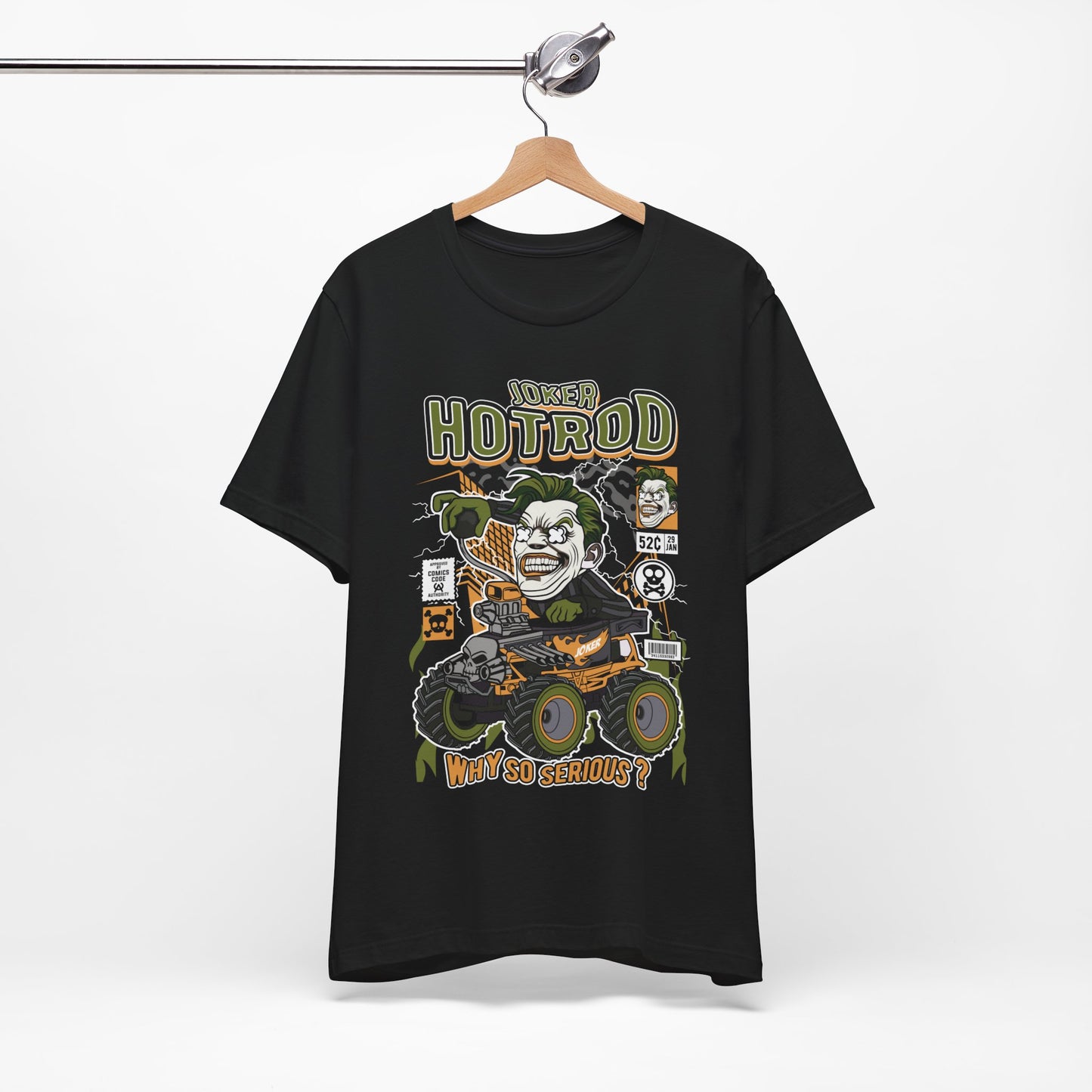 Joker Hotrod T shirt Design for Unisex
