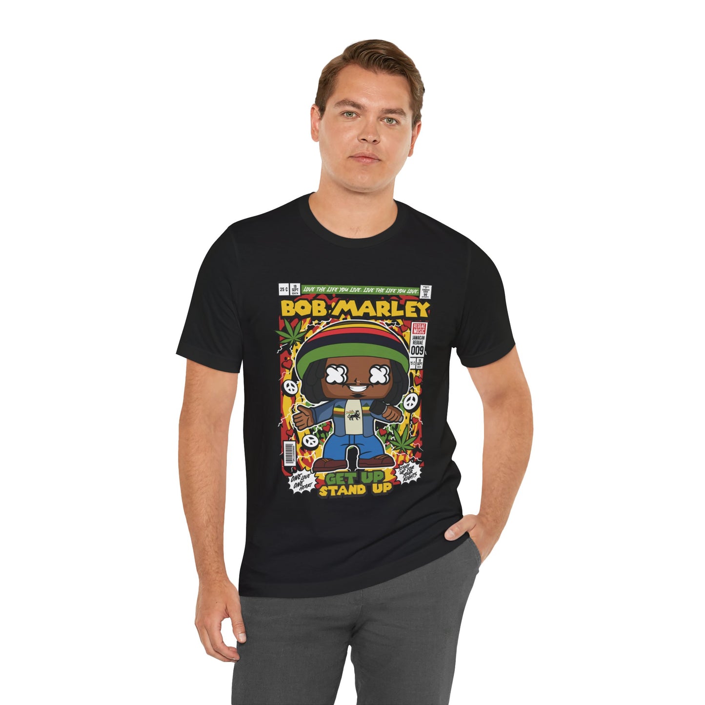 Bob Marley T shirt Design for Unisex