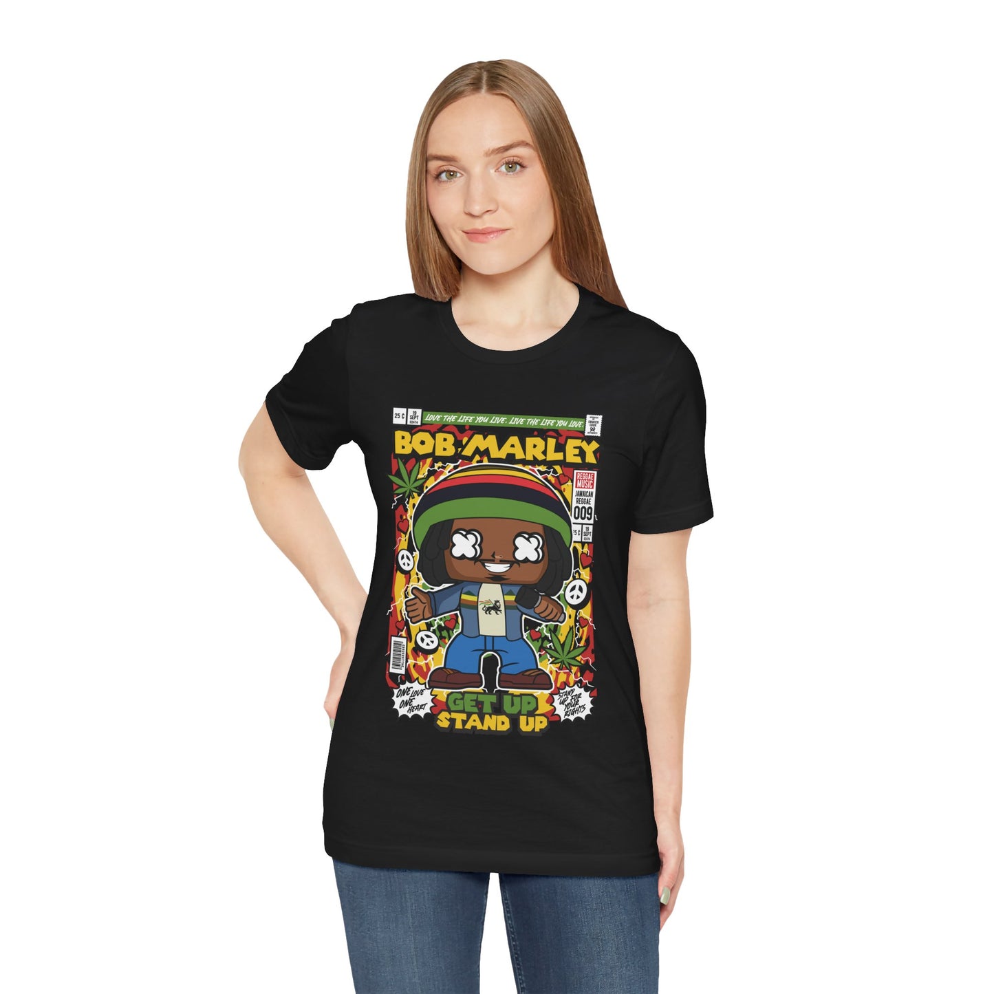 Bob Marley T shirt Design for Unisex
