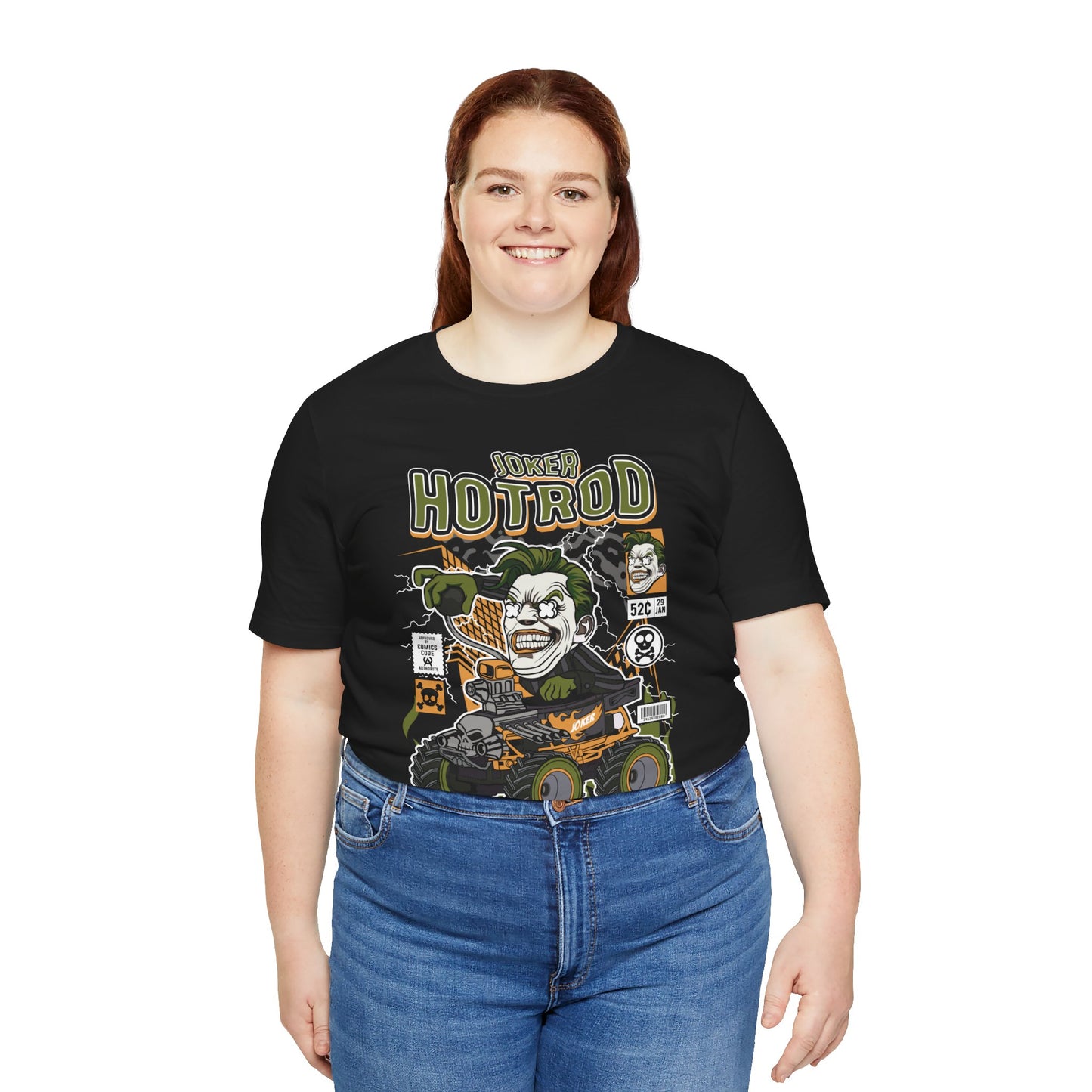 Joker Hotrod T shirt Design for Unisex