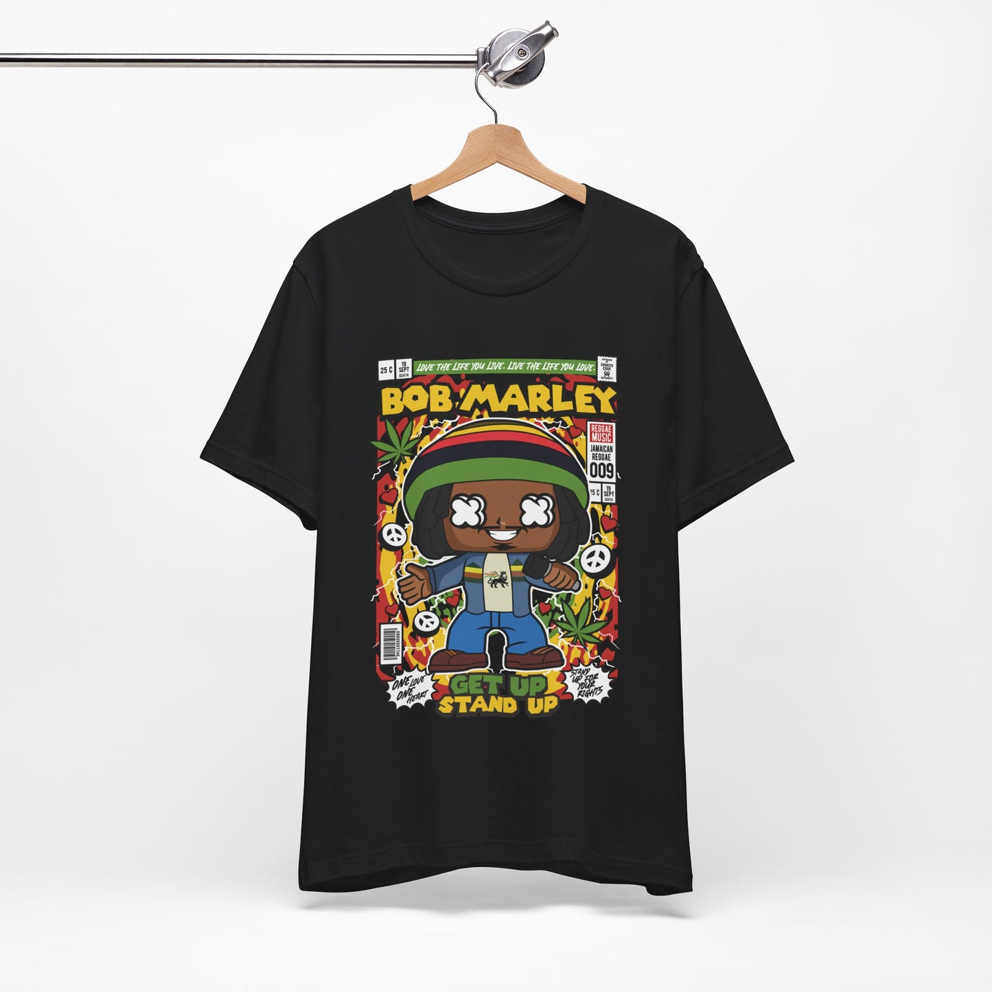 Bob Marley T shirt Design for Unisex